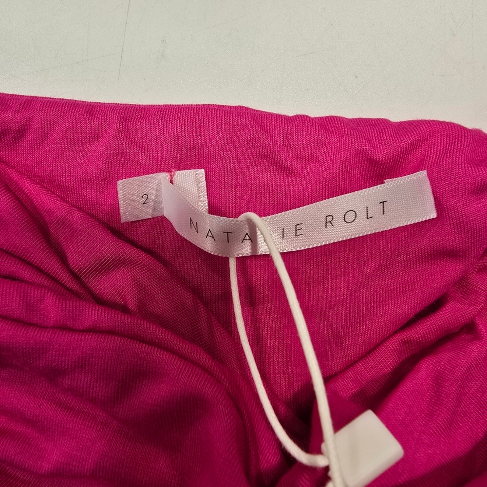 Natalie Rolt Maeve Top In Neon Pink — image 6 of 7